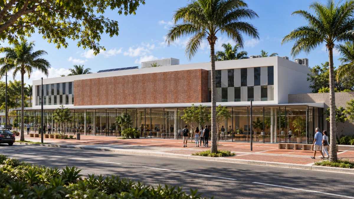 O programa de cultura e juventude se conecta aos percursos e às áreas de permanência. Masterplan Pontão da Âncora. Araruama, RJ.