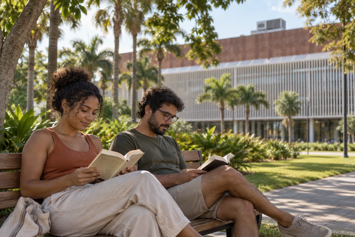 Leitura e estudo compõem a experiência da biblioteca e da midiateca. Masterplan Pontão da Âncora. Araruama, RJ.